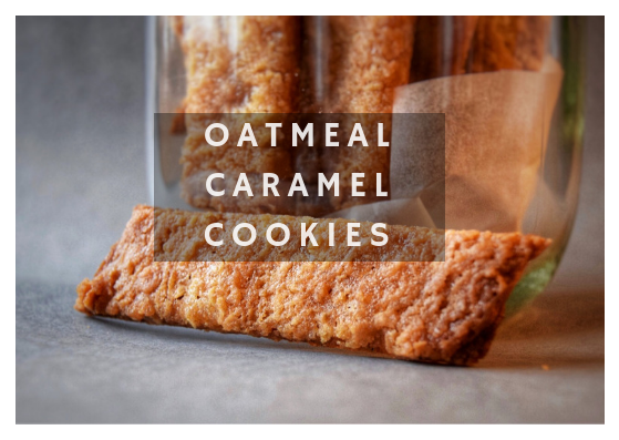 Oatmeal Caramel Cookies